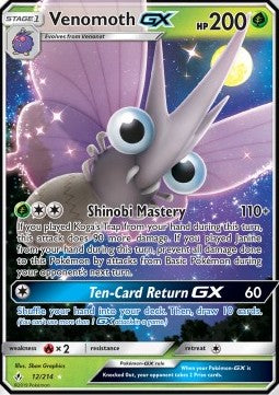 Venomoth GX - Unbroken Bonds (Ultra Rare) [UNB-12]