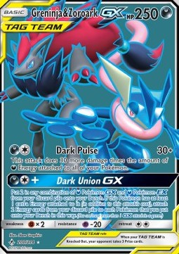 Greninja & Zoroark GX - Unbroken Bonds (Ultra Rare) [UNB-200]