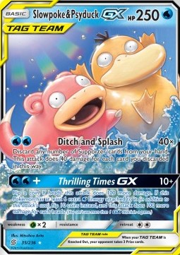 Slowpoke & Psyduck GX - Unified Minds (Ultra Rare) [UNM-35]