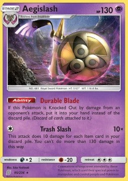 Aegislash - Unified Minds (Holo Rare) [UNM-95]