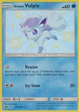 Alolan Vulpix - Hidden Fates (Holo Rare) [HIF-SV8]