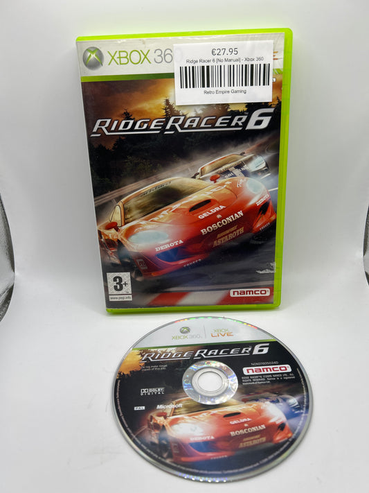 Ridge Racer 6 [No Manual] [Disc Slecht] - Xbox 360