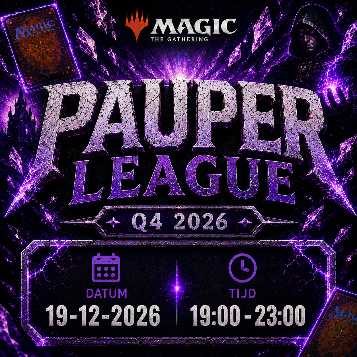 Retro Empire Gaming – Pauper League ronde 6 Q4 19 December Zaterdag avond!