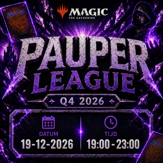 Retro Empire Gaming – Pauper League ronde 6 Q4 19 December Zaterdag avond!