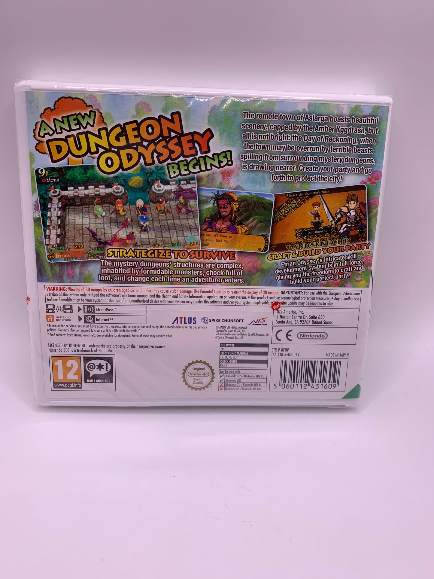 Etrian Mystery Dungeon (SEALED) - Nintendo 3DS