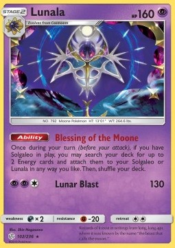 Lunala - Cosmic Eclipse (Holo Rare) [CEC-102]