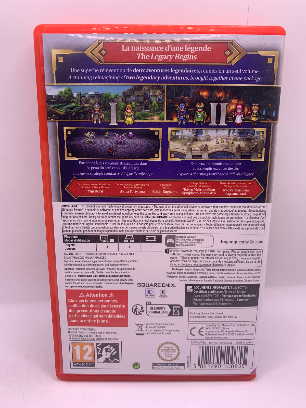 Dragon Quest I & II (Game-Key Card) – Nintendo Switch 2