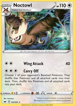 Noctowl - Sword & Shield (Rare) [SSH-144]
