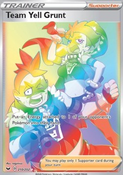 Team Yell Grunt - Sword & Shield (Secret Rare) [SSH-210]