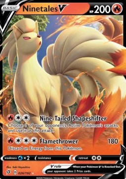 Ninetales V - Rebel Clash (Ultra Rare) [RCL-26]