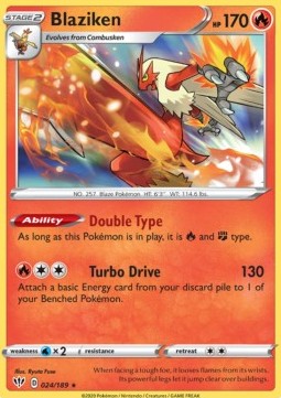 Blaziken - Darkness Ablaze (Holo Rare) [DAA-24]