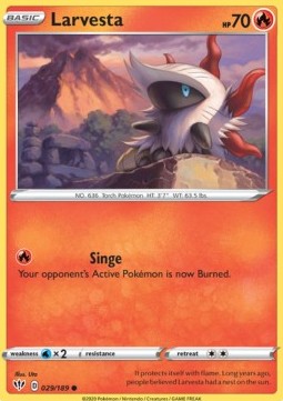 Larvesta - Darkness Ablaze (Common) [DAA-29]