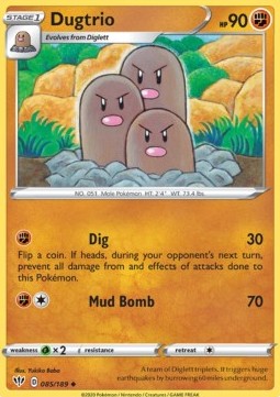 Dugtrio - Darkness Ablaze (Uncommon) [DAA-85]
