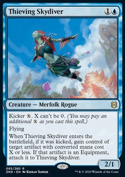 Thieving Skydiver - Zendikar Rising (Rare) [ZNR-85]