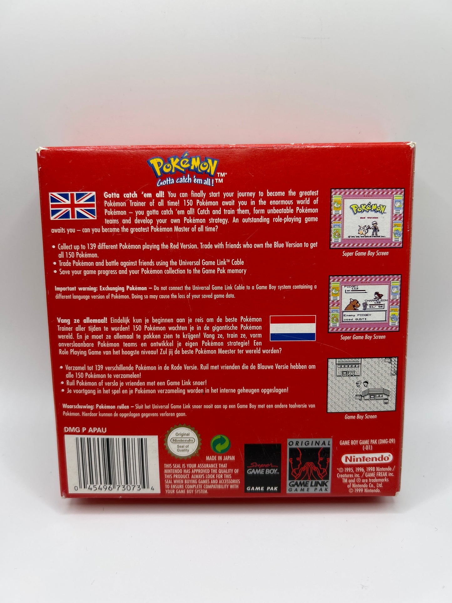 Pokémon Red - Gameboy CIB