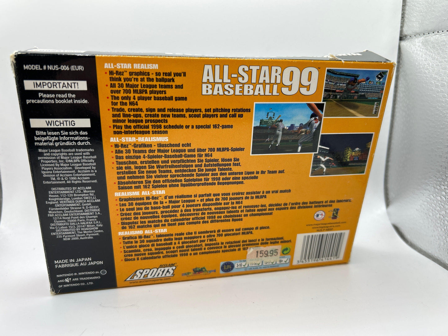 All-Star Baseball 99 [Bad][CIB] - Nintendo 64