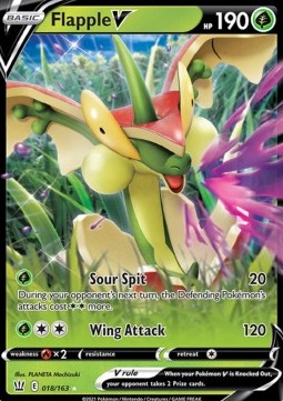Flapple V - Battle Styles (Ultra Rare) [BST-18]