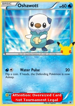 Oshawott - BW Black Star Promos (Oversized) [BW-03]