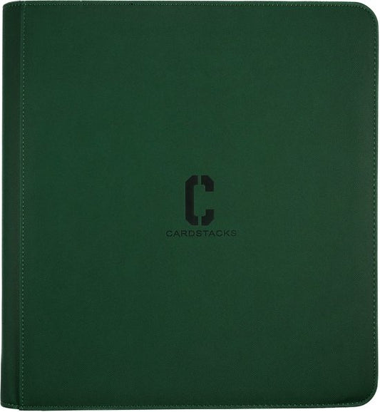 12-Pocket card Binder – 480 Card Capacity (Green)