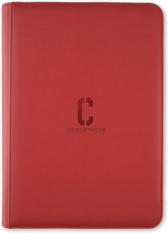 9-Pocket Sideload Binder – 360 Card Capacity (Red)