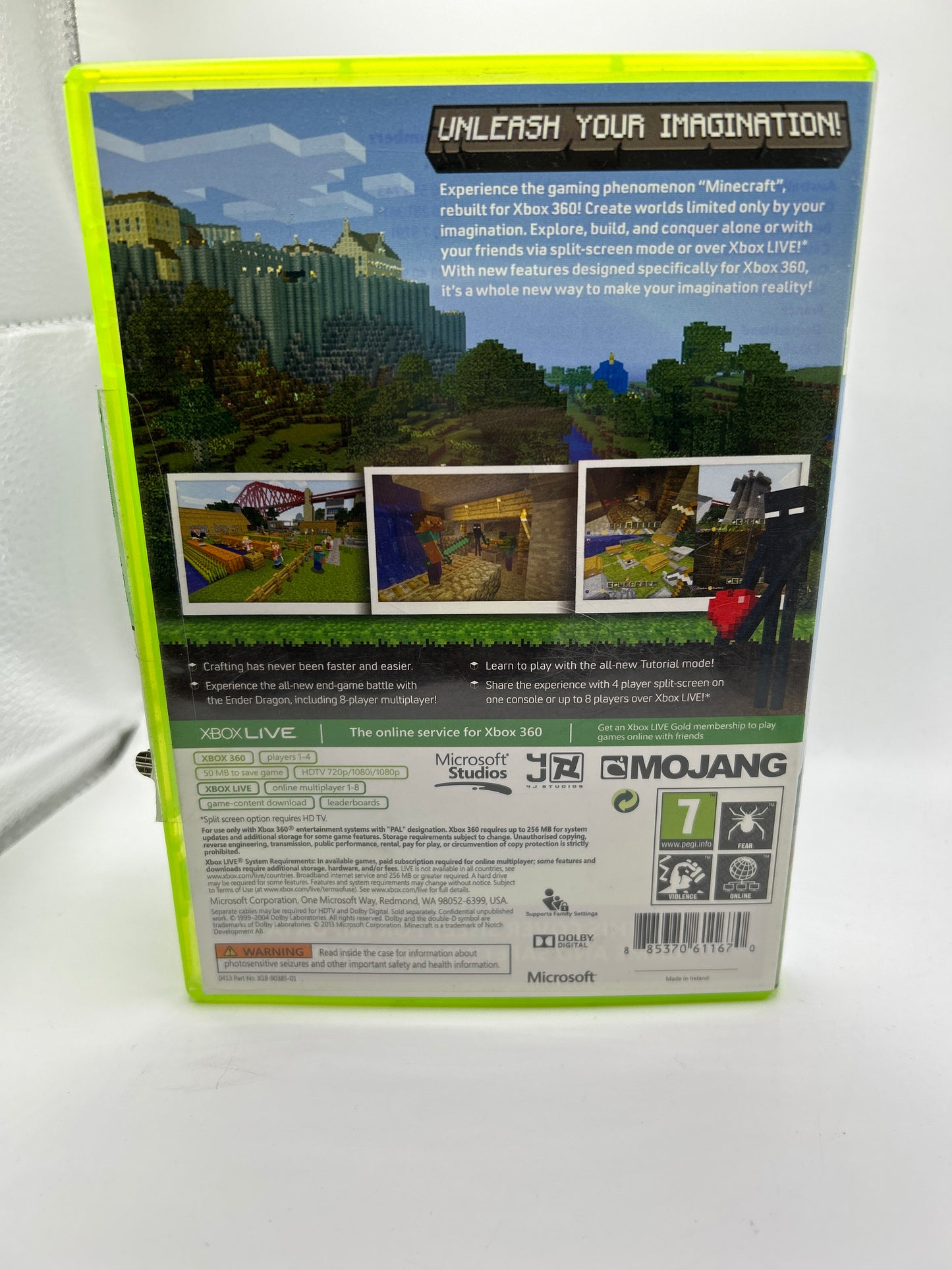 Minecraft: Xbox 360 Edition [ No Manual][Gebruikt Krasjes] - Xbox 360