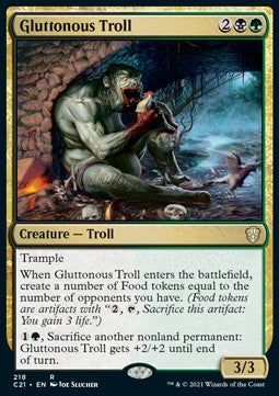 Gluttonous Troll - Commander: Strixhaven (Rare) [C21-218]