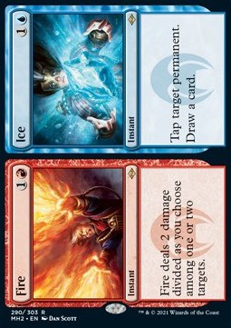 Fire // Ice (V.1) - Modern Horizons 2 (Rare) [MH2-290]