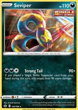 Seviper - Chilling Reign (Rare) [CRE-102]