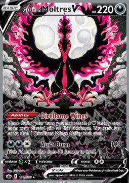 Galarian Moltres V - Chilling Reign (Ultra Rare) [CRE-177]