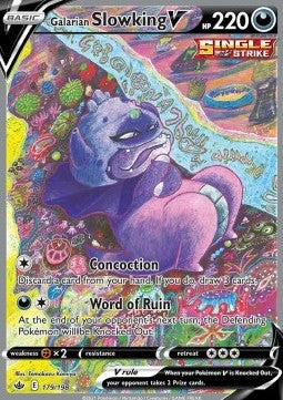 Galarian Slowking V - Chilling Reign (Ultra Rare) [CRE-179]