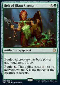 Belt of Giant Strength - Commander: Adventures in the Forgotten Realms (Rare) [AFC-38]