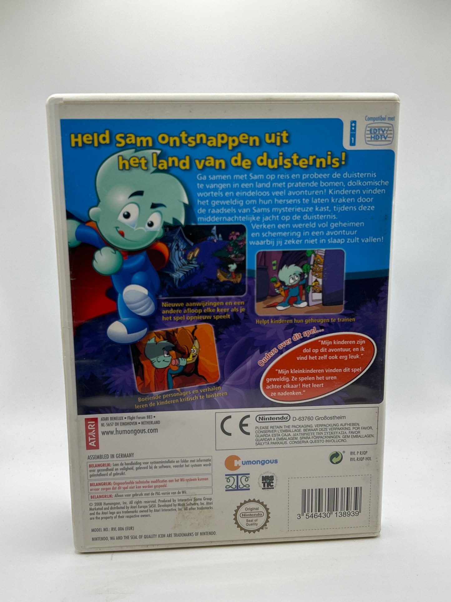 Pajama Sam de helse jacht op de duistere nacht - Wii