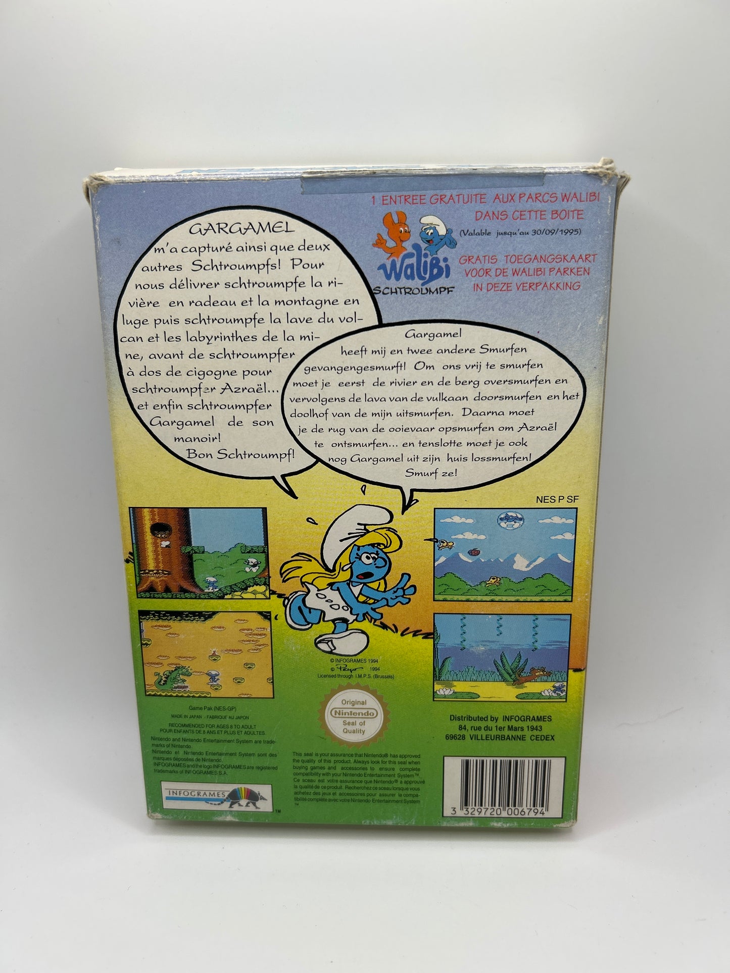 Les schtroumpfs / The Smurfs [CIB] - NES