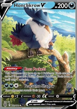 Honchkrow V - Brilliant Stars (Ultra Rare) [BRS-162]