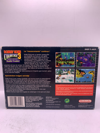 Donkey Kong Country 3: Dixie Kong's Double Trouble! (CIB, handleiding beschadigd) - SNES