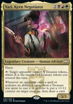 Vazi, Keen Negotiator - Commander: Streets of New Capenna (Rare) [NCC-92]