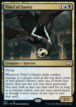 Thief of Sanity - Commander: Streets of New Capenna (Rare) [NCC-354]