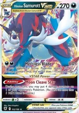 Hisuian Samurott VSTAR - Astral Radiance (Ultra Rare) [ASR-102]