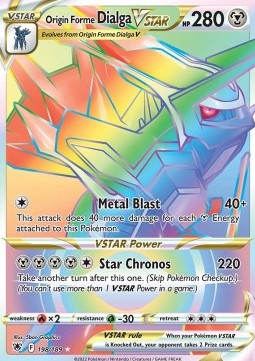 Origin Forme Dialga VSTAR - Astral Radiance (Secret Rare) [ASR-198]