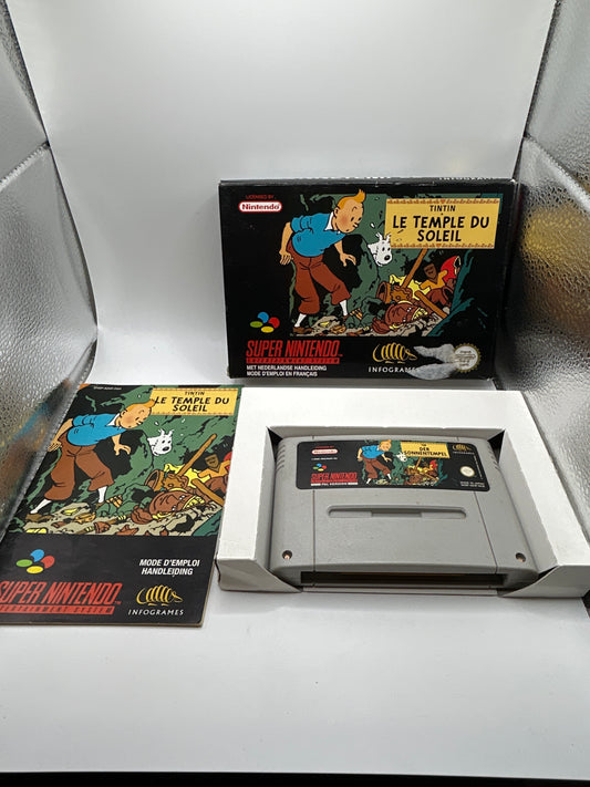 Tintin: Le Temple du Soleil [CIB] - SNES