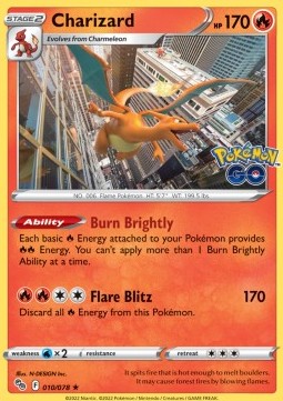 Charizard - Pokémon GO (Holo Rare) [PGO-010]