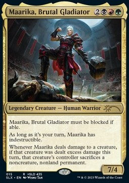 Maarika, Brutal Gladiator - Universes Within (Rare) [SLX-15]