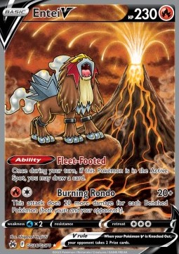 Entei V - Crown Zenith (Ultra Rare) [CRZ-GG36]