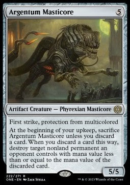 Argentum Masticore - Phyrexia: All Will Be One (Rare) [ONE-222]