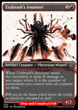Urabrask's Anointer (V.2) - Phyrexia: All Will Be One: Extras (Uncommon) [XONE-450]
