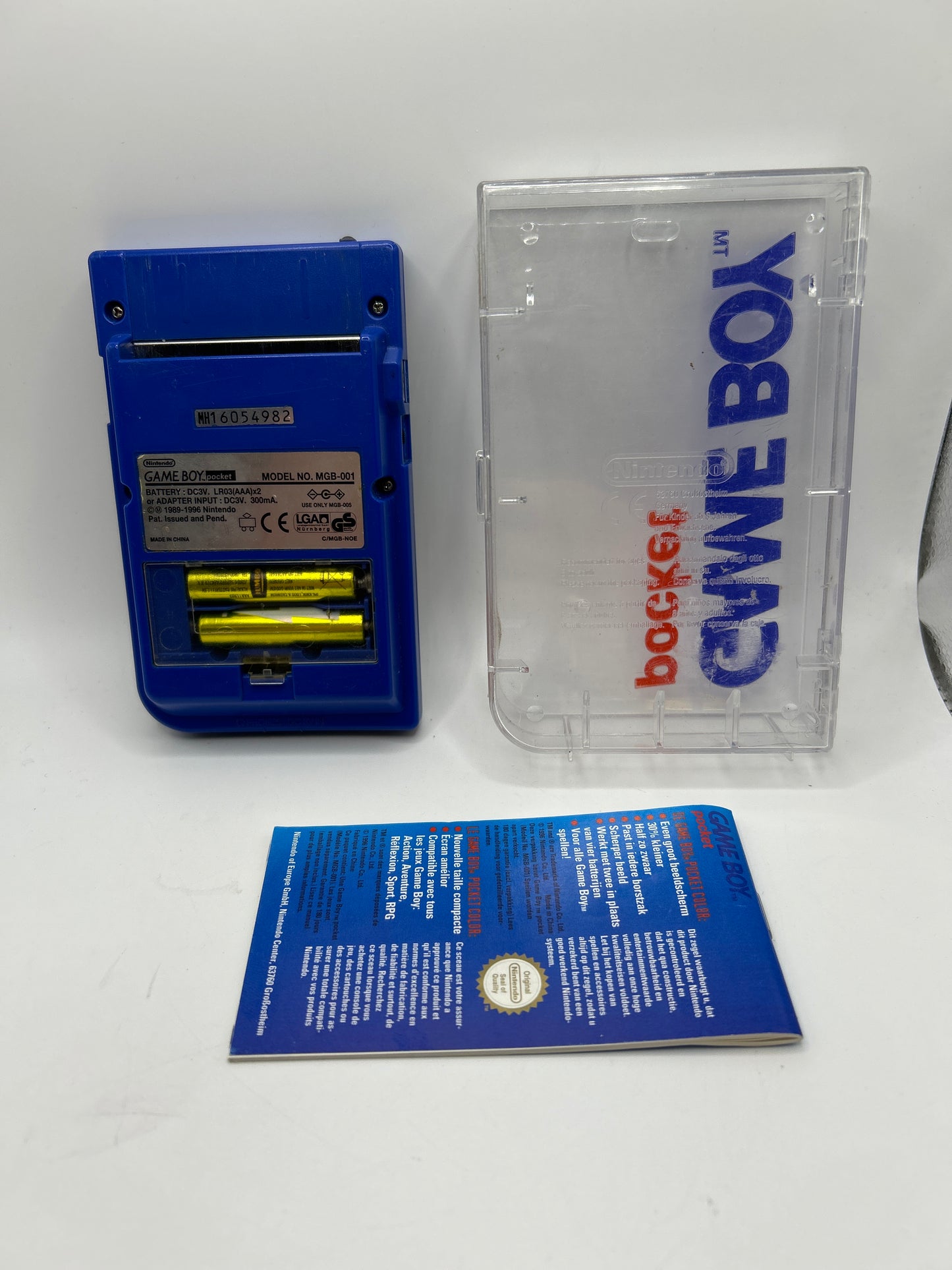 Gameboy Pocket Blue [CIB][achter Klepje is anders] - Gameboy Console