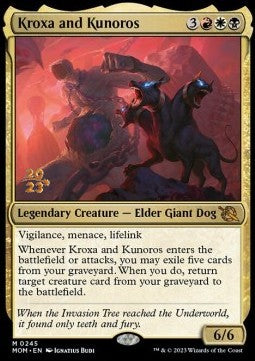 Kroxa and Kunoros (V.1) - March of the Machine: Promos (Mythic) [PMOM-245]