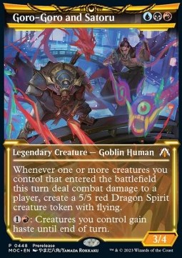 Goro-Goro and Satoru (V.2) - Commander: March of the Machine: Extras (Mythic) [XMOC-448]