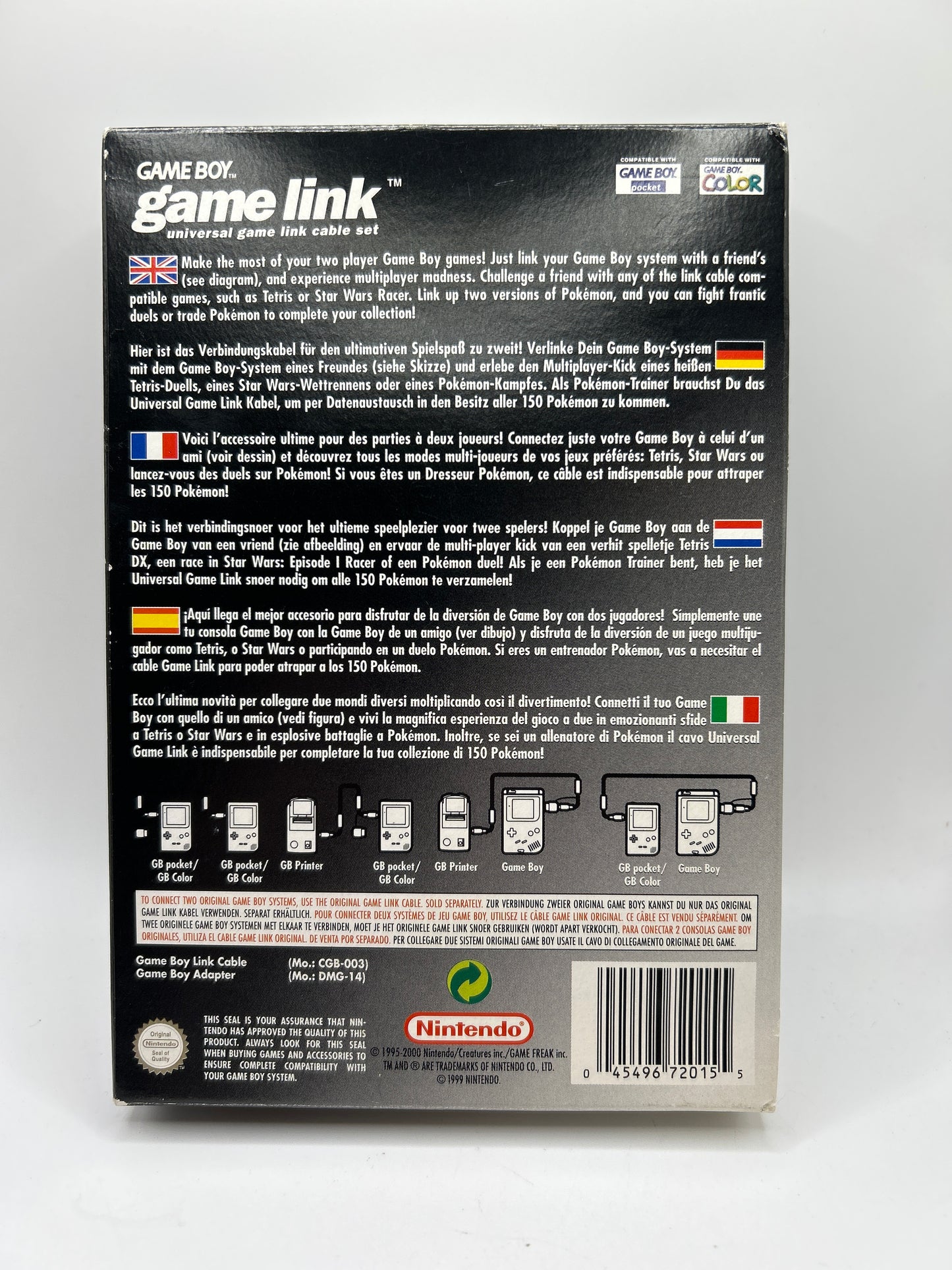 Game Boy Game link Pokemon box [Alleen de doos] - Gameboy