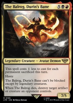 The Balrog, Durin's Bane - The Lord of the Rings: Tales of Middle-earth (Rare) [LTR-195]